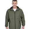 Ultra Club Microfiber Full-Zip Hooded Jacket