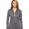Adidas Golf Ladies Heather Quarter-Zip