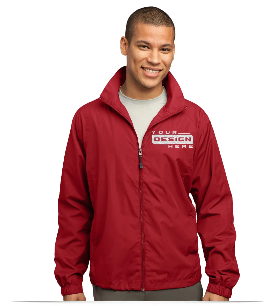 Custom Embroidered Logo Windbreakers Personalized