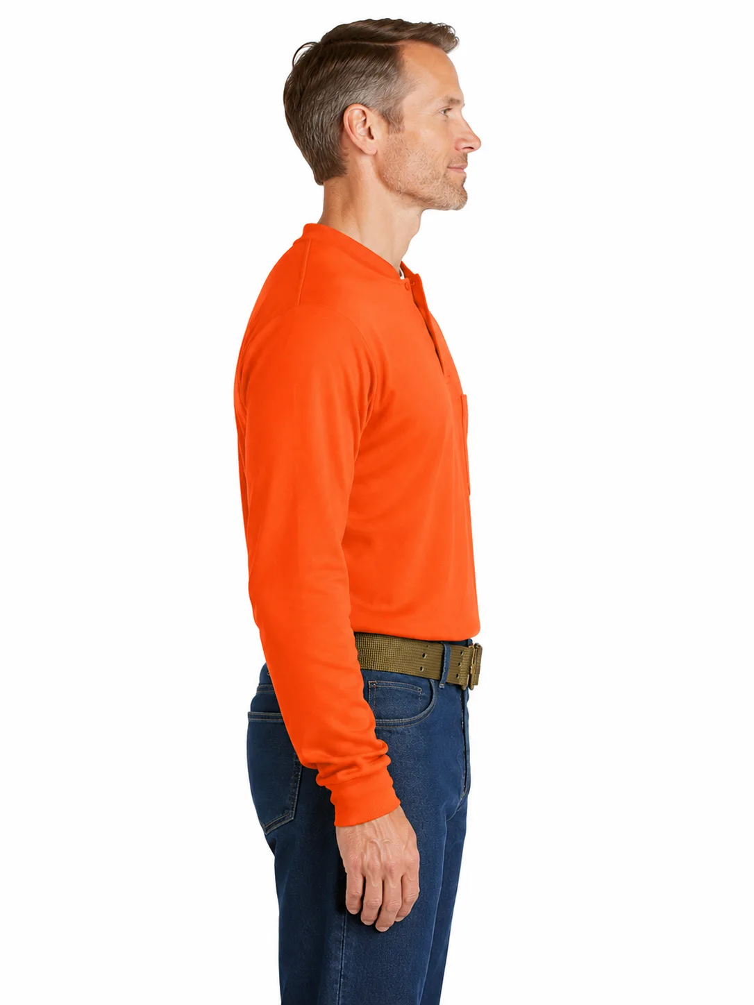 Bulwark XCEL FR Long Sleeve Tagless Henley - Image 2