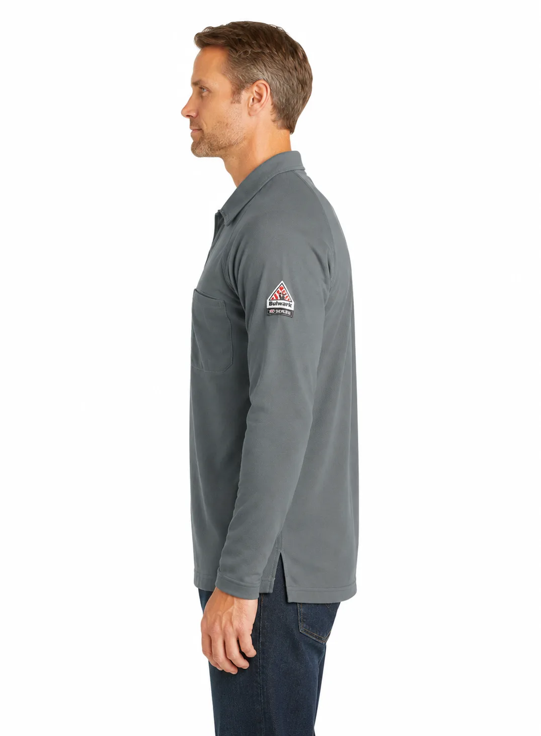 Bulwark iQ Long Sleeve Polo - Image 3