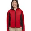 Ladies Soft Shell Colorblock Jacket