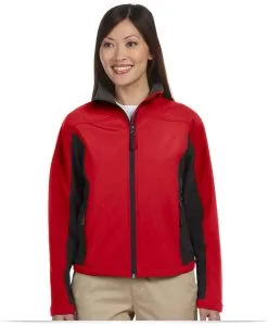 Ladies Soft Shell Colorblock Jacket
