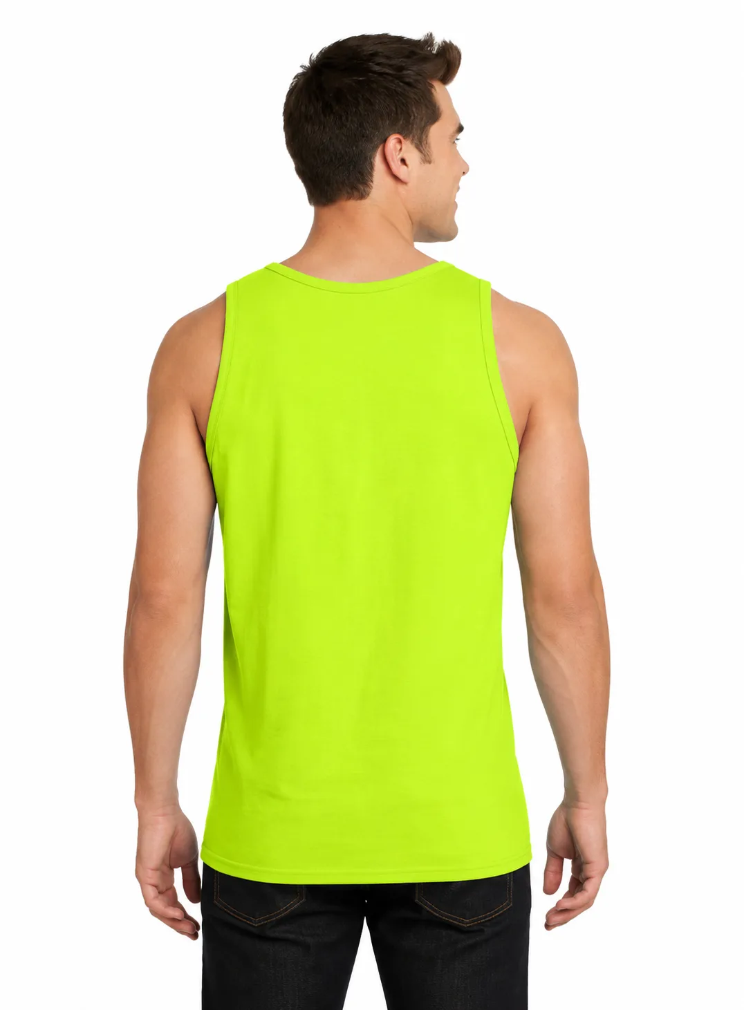 District Young Men's Cotton Ringer Tank - Image 4
