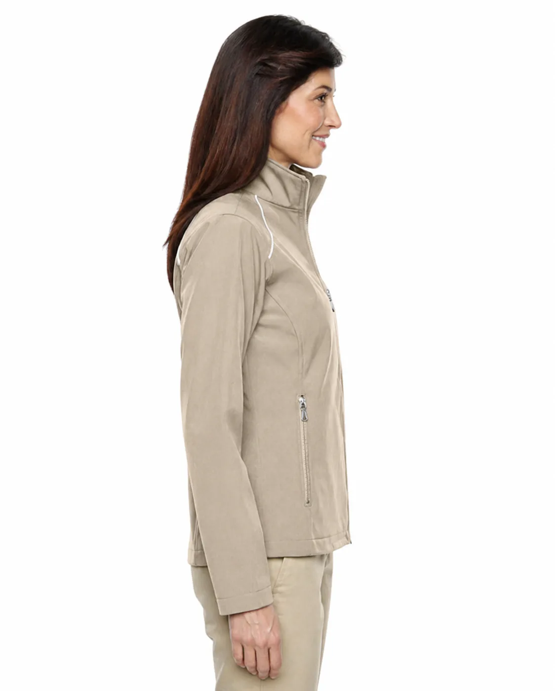 Harriton Ladies Echo Soft Shell Jacket - Image 3