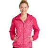 Sport-Tek Ladies Raglan Hooded Wind Jacket