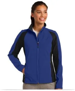 Sport-Tek Ladies Colorblock Soft Shell Jacket