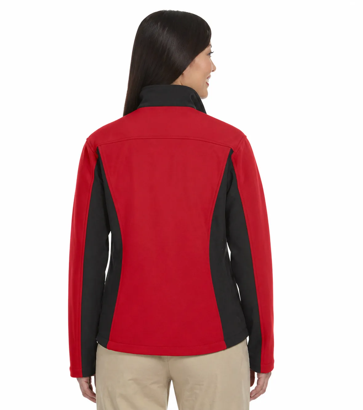 Ladies Soft Shell Colorblock Jacket - Image 4