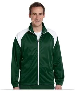 Harriton Men’s Tricot Track Jacket