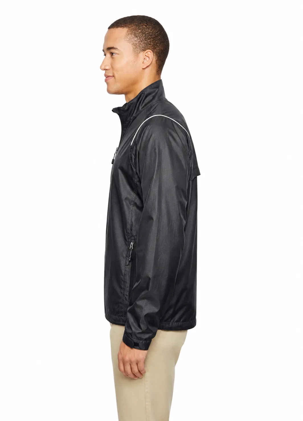 North End Polyester Dobby Jacket with Print - Image 3