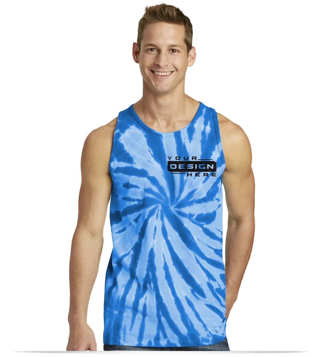 Design Printed Tie Dye Apparel with Logo Online