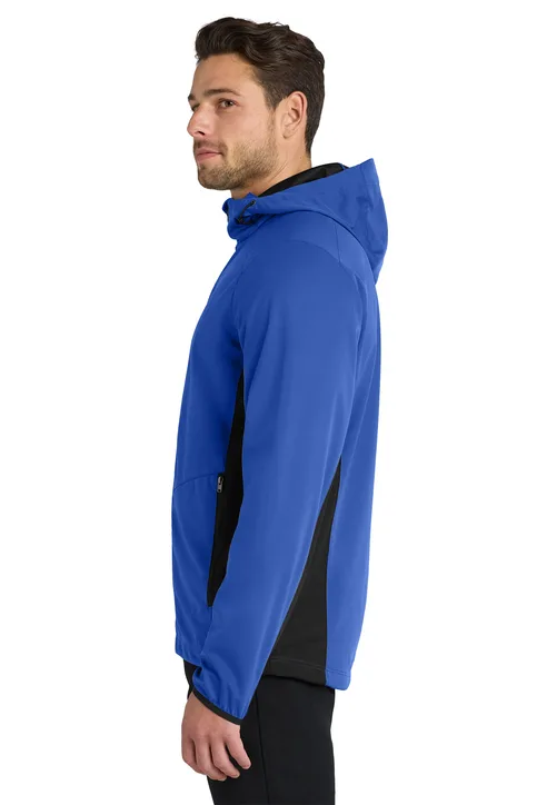 Port Authority Active Hooded Soft Shell Jacket - Image 3