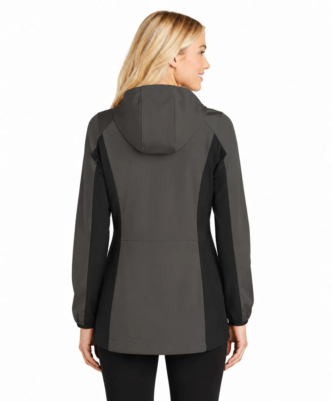 Port Authority Ladies Active Hooded Soft Shell Jacket - Image 3