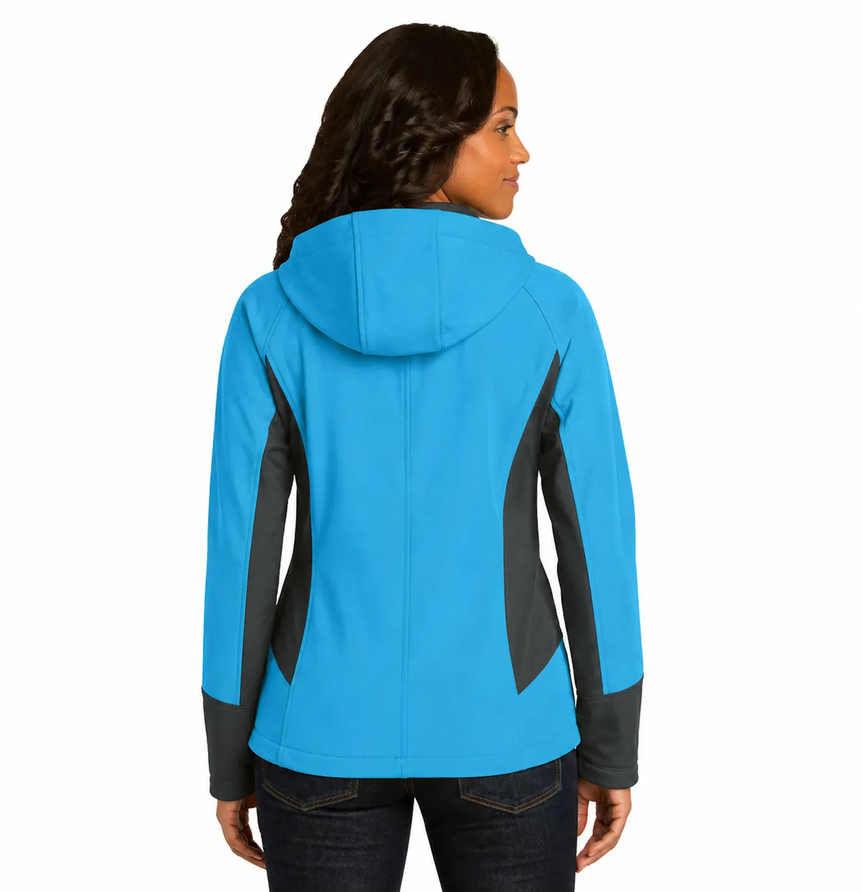 Port Authority Ladies Hooded Soft Shell Jacket - Image 3