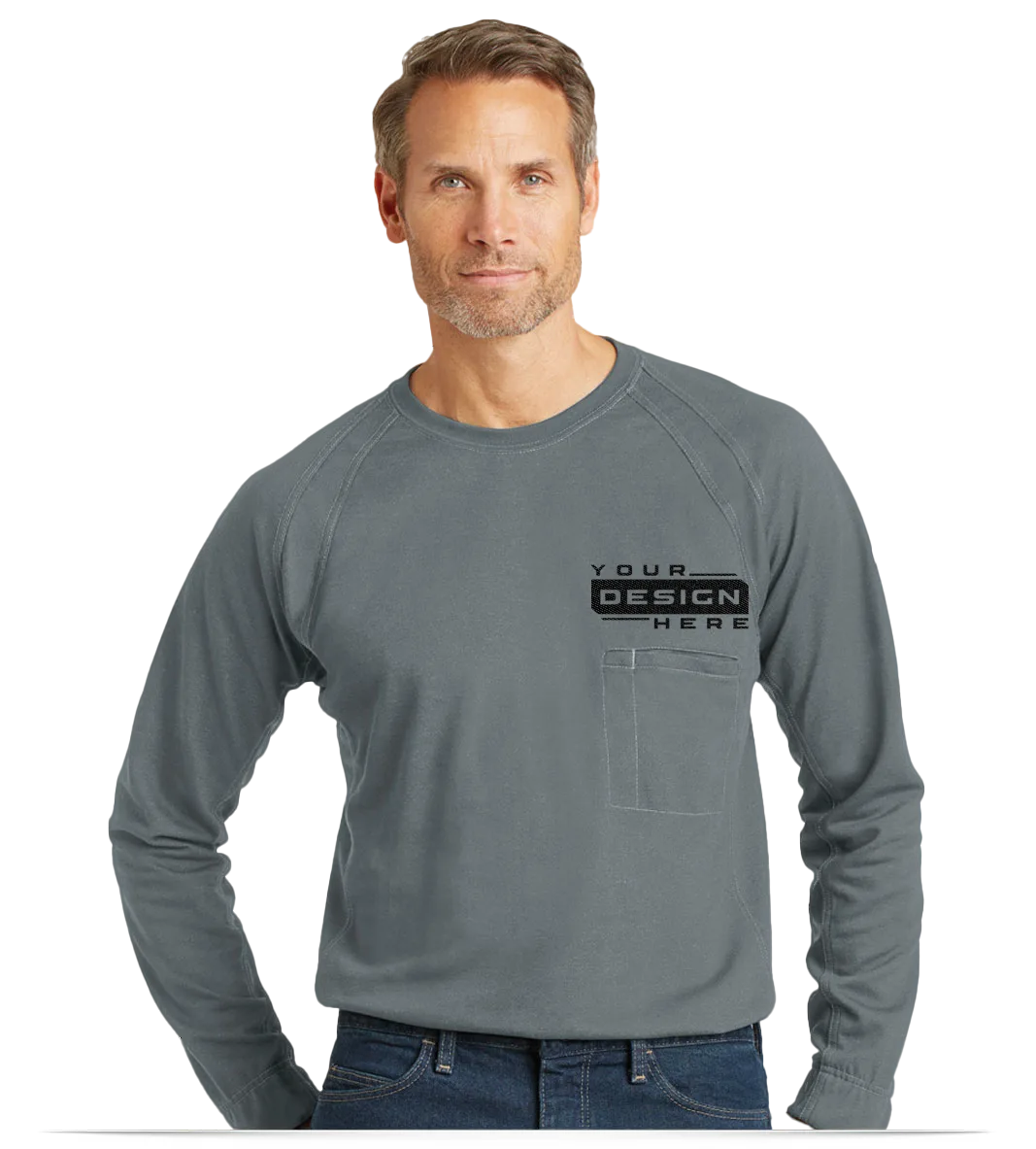 Customized Logo Long Sleeve Shirts Printed