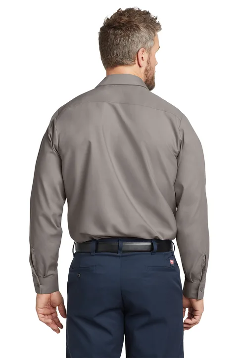 Red Kap Long Size, Long Sleeve Industrial Work Shirt - Image 3