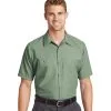 Red Kap Long Size, Short Sleeve Industrial Work Shirt