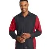 Red Kap Long Sleeve Ripstop Crew Shirt