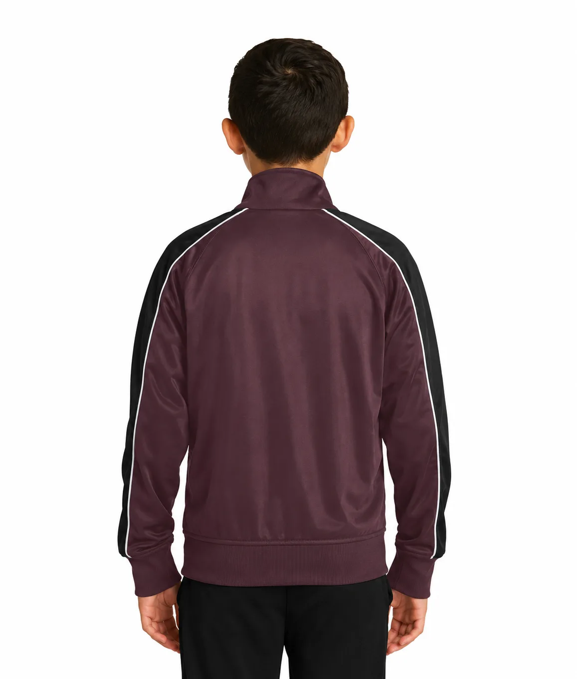 Sport-Tek Youth Piped Tricot Track Jacket - Image 4