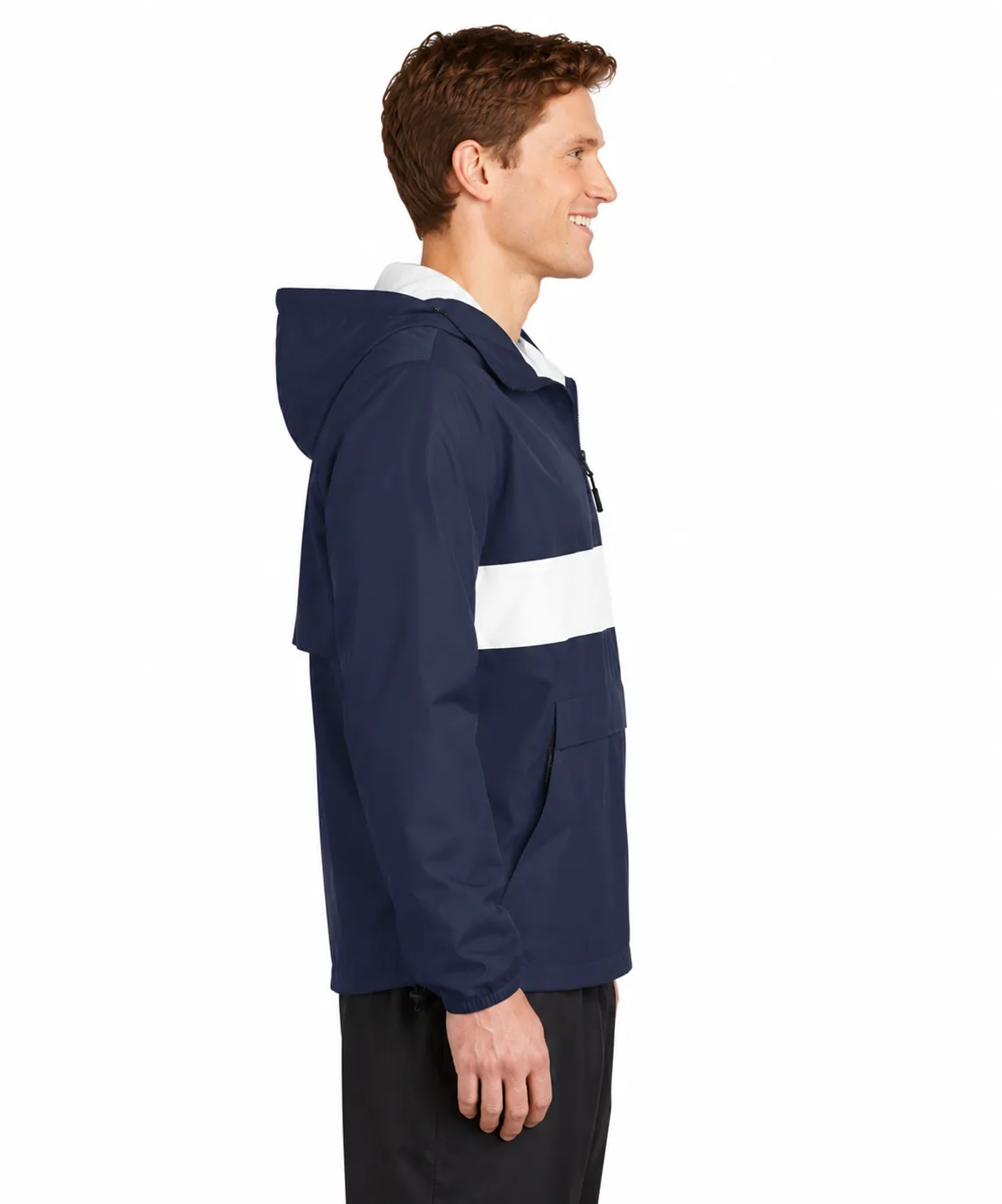 Sport-Tek Zipped Pocket Anorak - Image 2