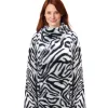 Custom Animal Print Blanket with Sleeves