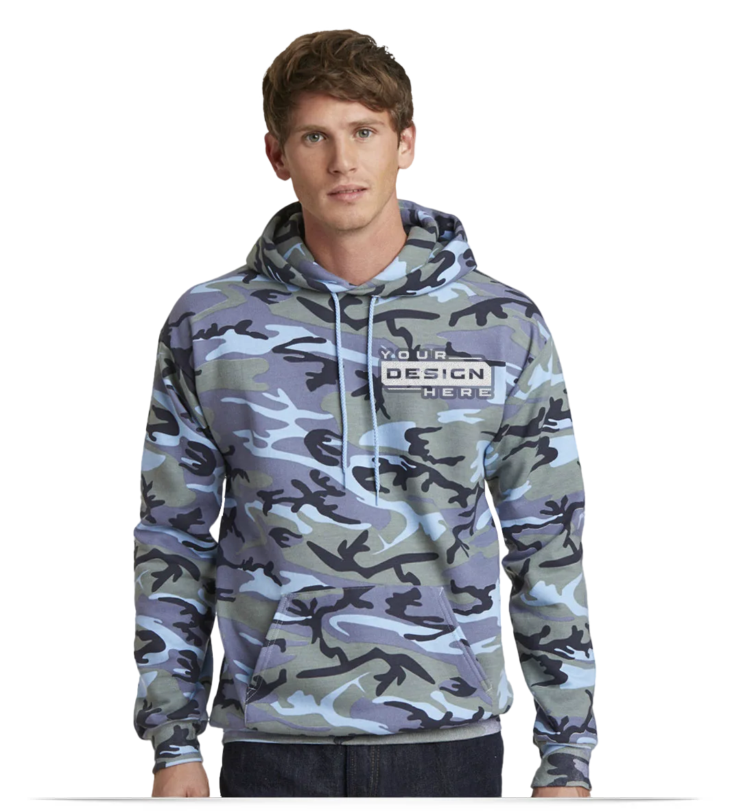 Custom Mens and Womens Camouflage Jackets Embroidered