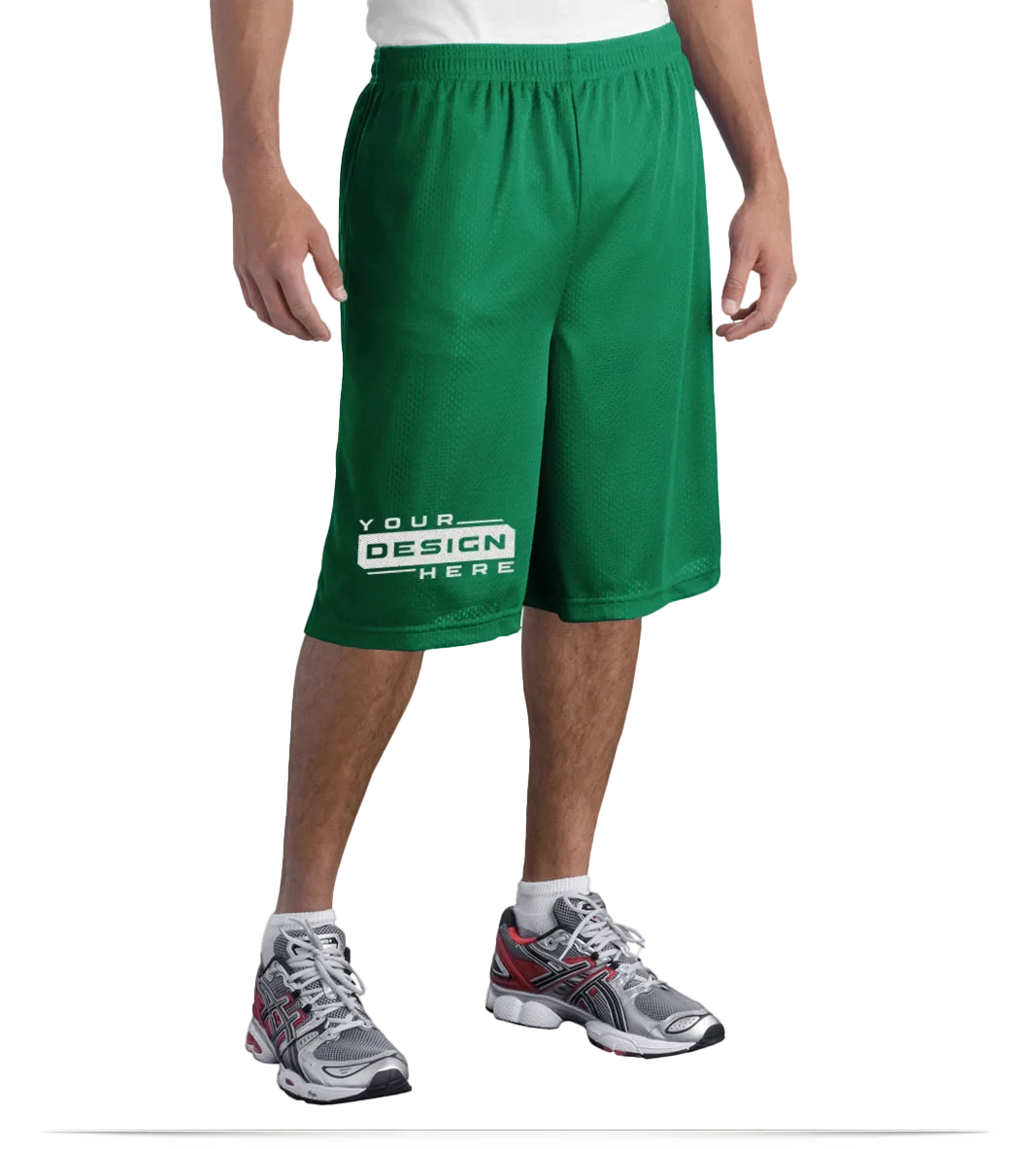 Embroidered Logo Sport Shorts and Athletic Shorts