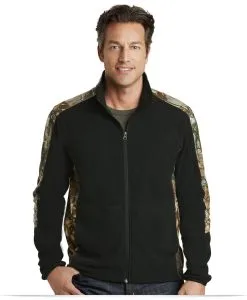 Camouflage Microfleece Full-Zip Jacket