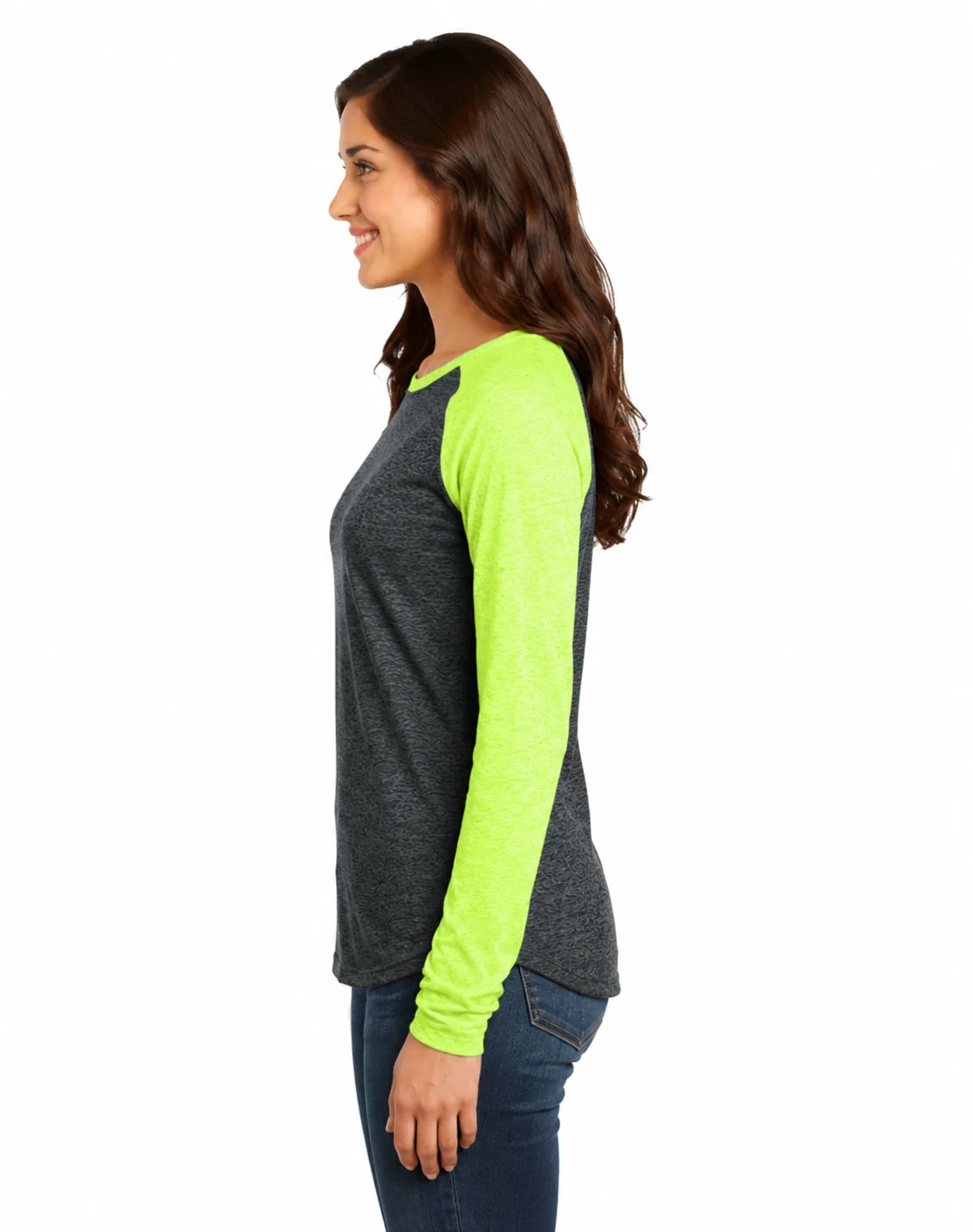 Juniors Long Sleeve Raglan Tee - Image 3