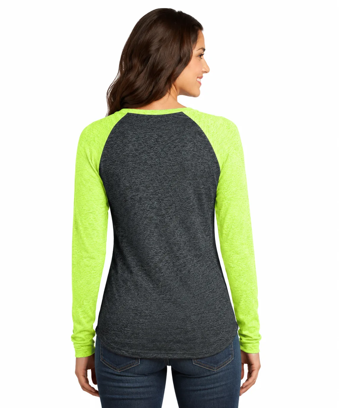 Juniors Long Sleeve Raglan Tee - Image 4