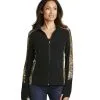 Ladies Camouflage Microfleece Full-Zip Jacket