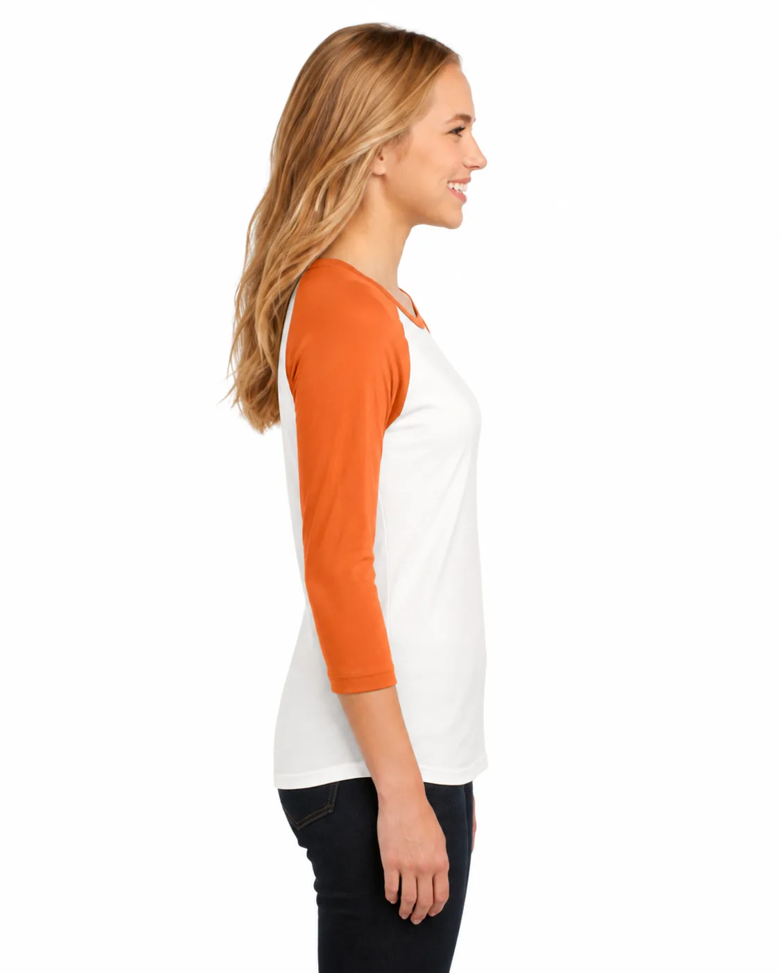Juniors3/4-Sleeve Raglan Tee - Image 2
