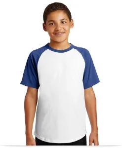 Youth S/S Colorblock Raglan Jersey