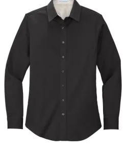 Alternative view of Women's Long Sleeve Easy Care Twill Shirt
