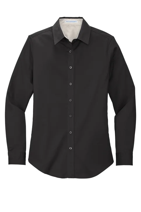 Women's Long Sleeve Easy Care Twill Shirt - Image 2