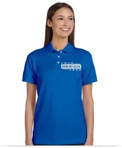 Design Ladies Polos with Custom Embroidered Logo