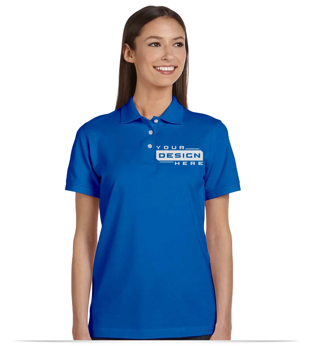 Design Ladies Polos with Custom Embroidered Logo