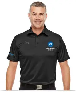 Alternative view of AU Men's Tech Polo