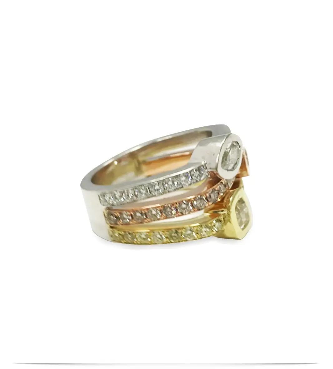 Trigold Ring