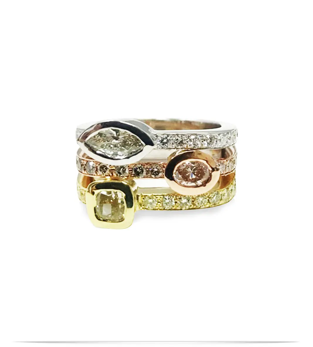 Custom Trigold Ring