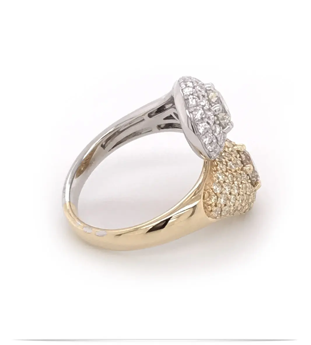 Two Tone Diamond Ring