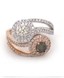 Two Tone Diamond Rings