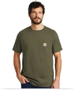 Carhartt Force Cotton Delmont Short Sleeve T-Shirt