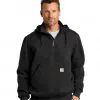 Carhartt Rain Defender Paxton Heavyweight Hooded Zip Mock Sweatshirt
