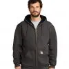 Carhartt Rain Defender Rutland Thermal-Lined Hooded Zip-Front Sweatshirt