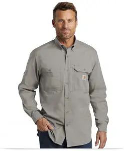 Carhartt Force Ridgefield Solid Long Sleeve Shirt