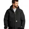 Custom Carhartt Quilted-Flannel-Lined Duck Active Jac