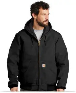 Custom Carhartt Quilted-Flannel-Lined Duck Active Jac