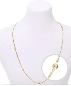 14K RG Diamonds by The Yard Necklace