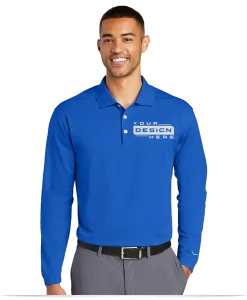 Custom Monogrammed Mens and Womens Long Sleeve Polos